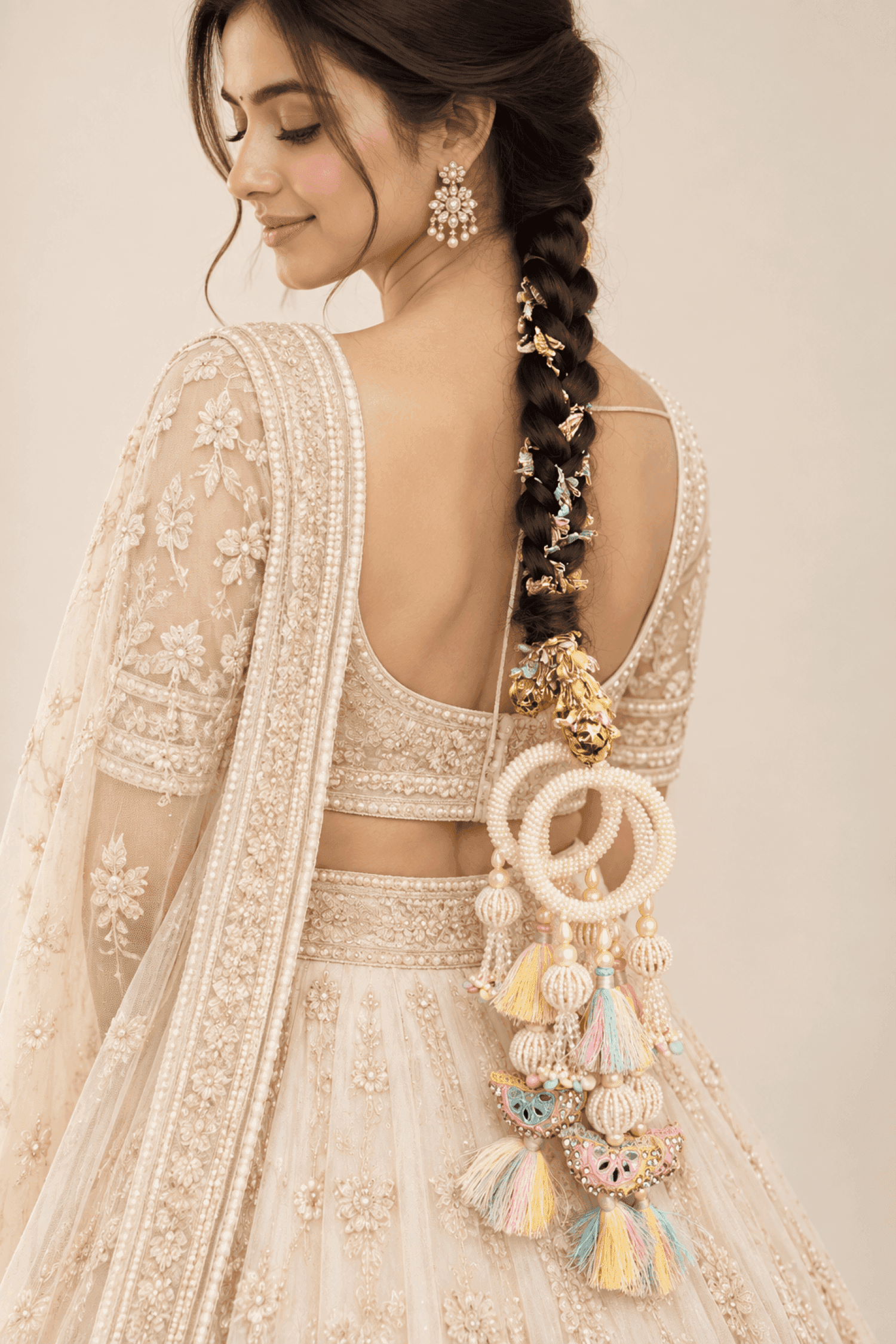 Pastel Rainbow Seashell Tassel Paranda