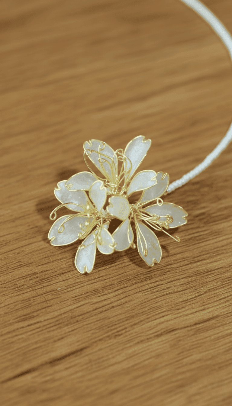 Handcrafted Designer Resin Maang Tikka with Pearl Detailing
