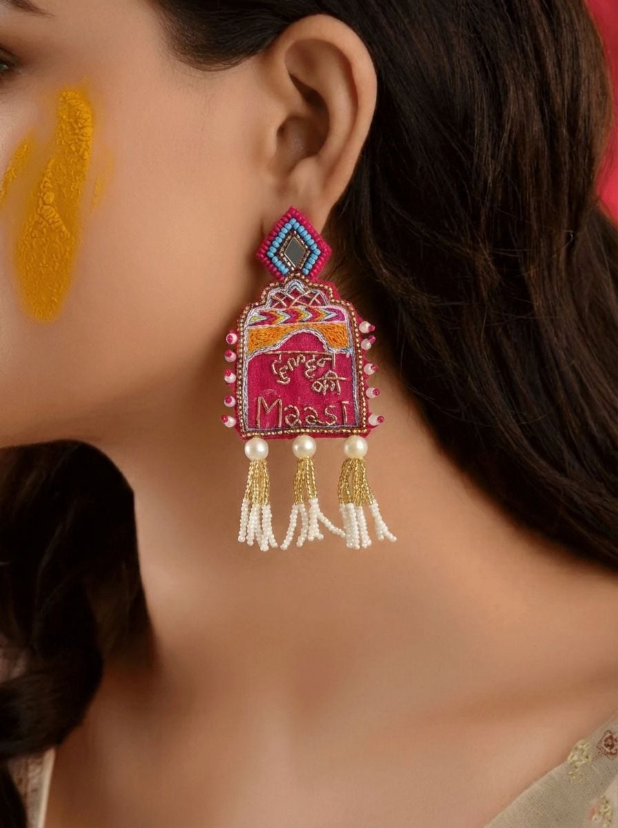 Dulhan Ki Maasi's Enchanting Wedding Earrings Design