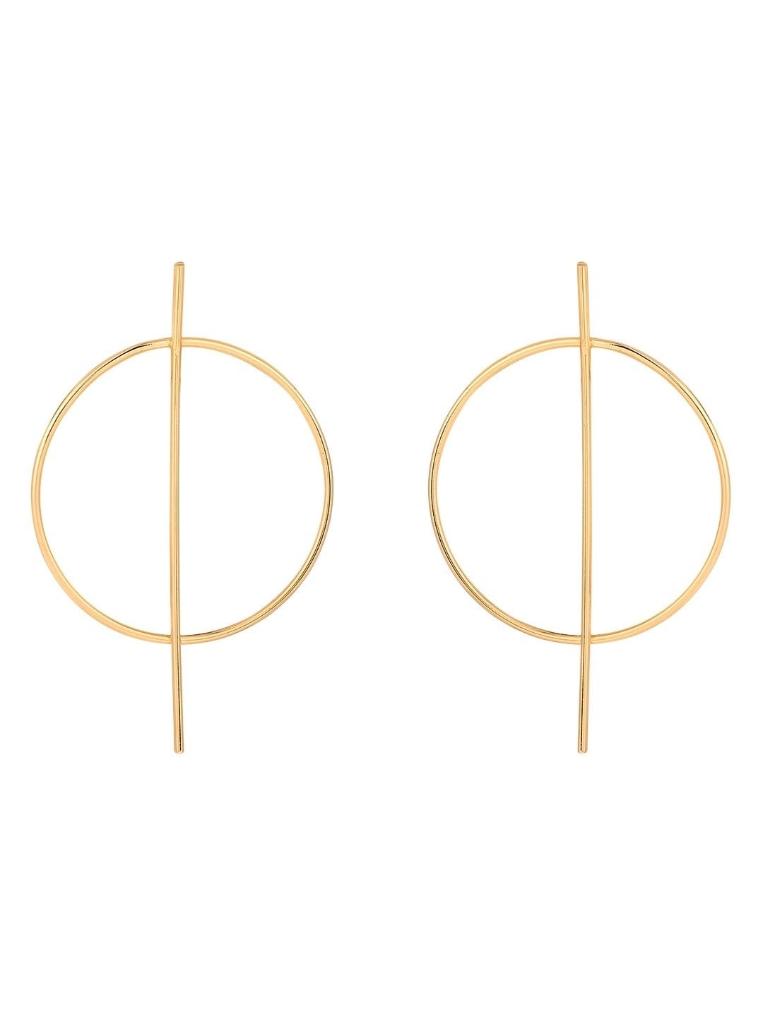 Minimalist Geometric Circular Earring