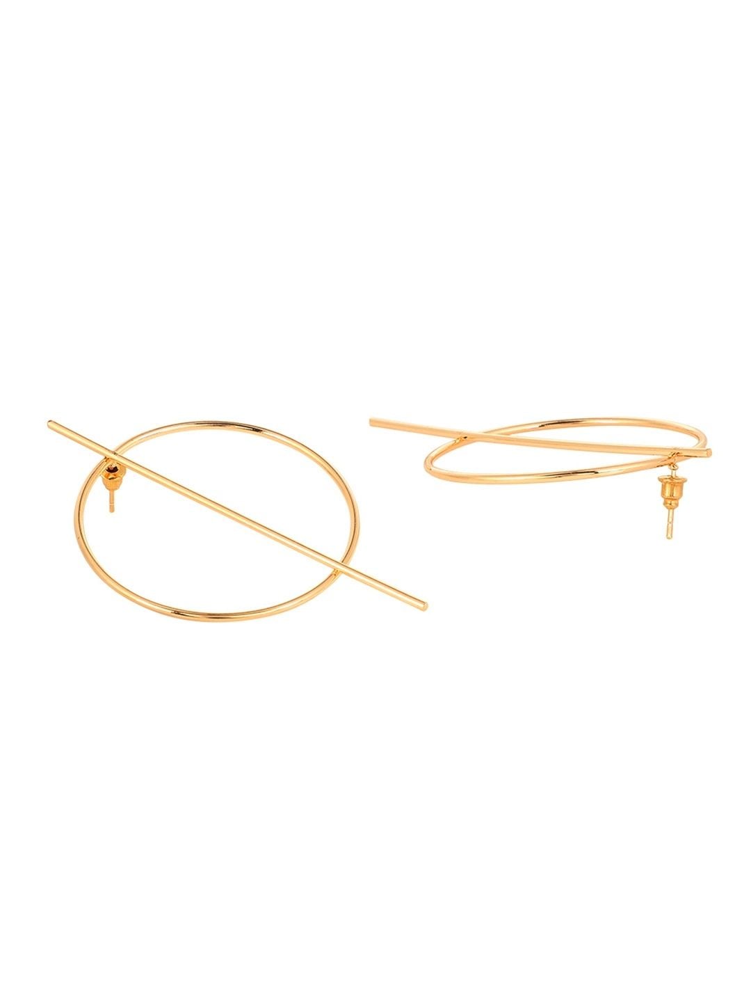 Minimalist Geometric Circular Earring