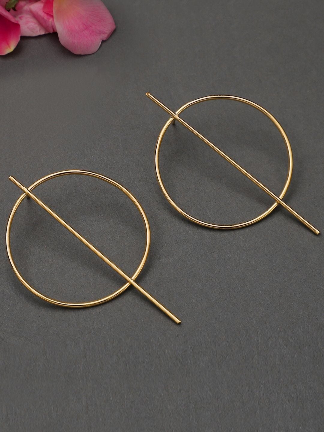 Minimalist Geometric Circular Earring