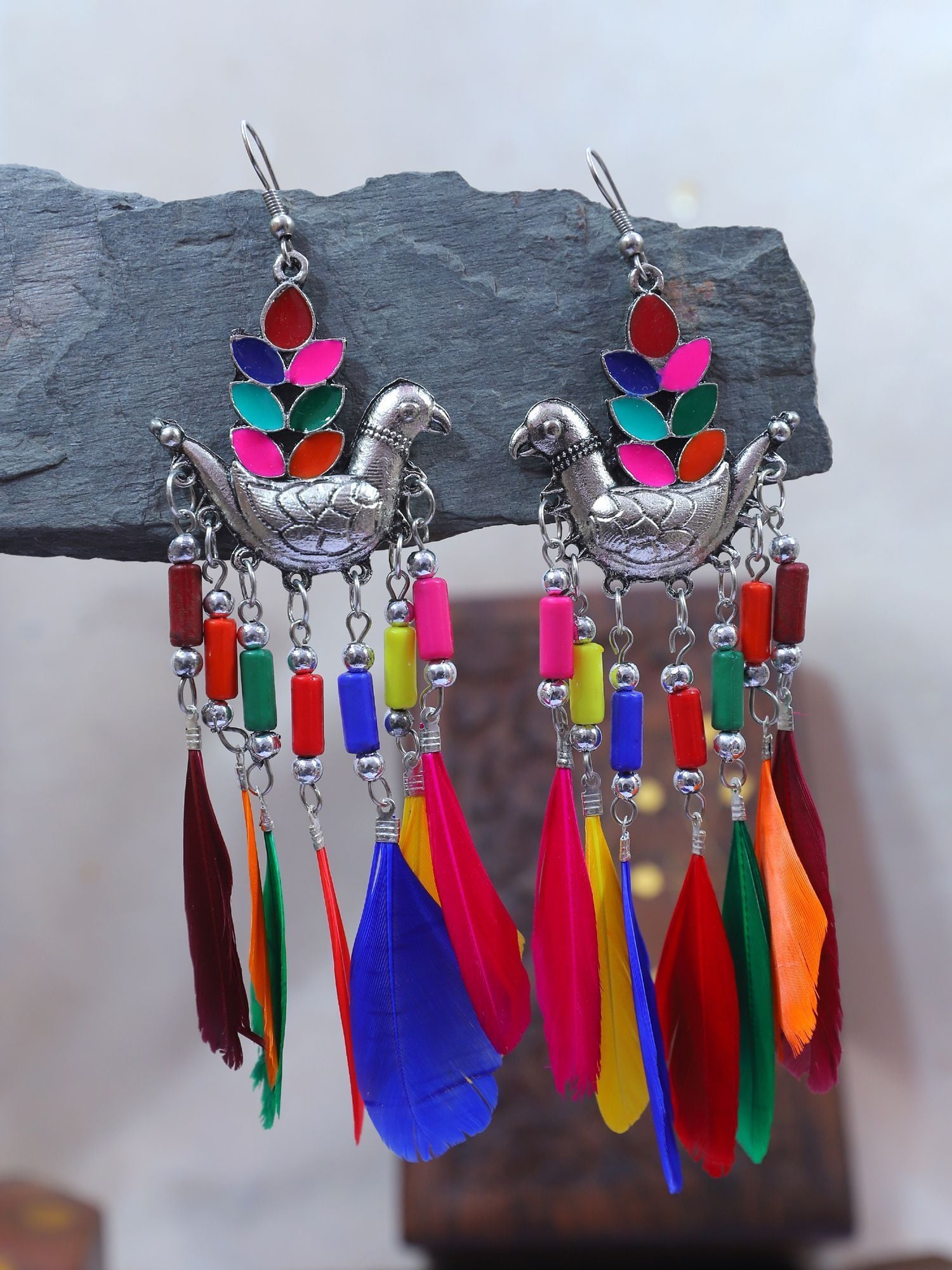Feather Drop & Dangler Earrings for Women & Girls
