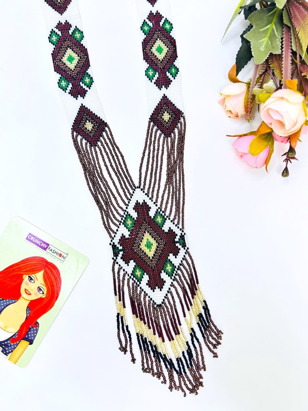 Chic Elegance: Handcrafted Necklace Set for Women with Pearl Accents