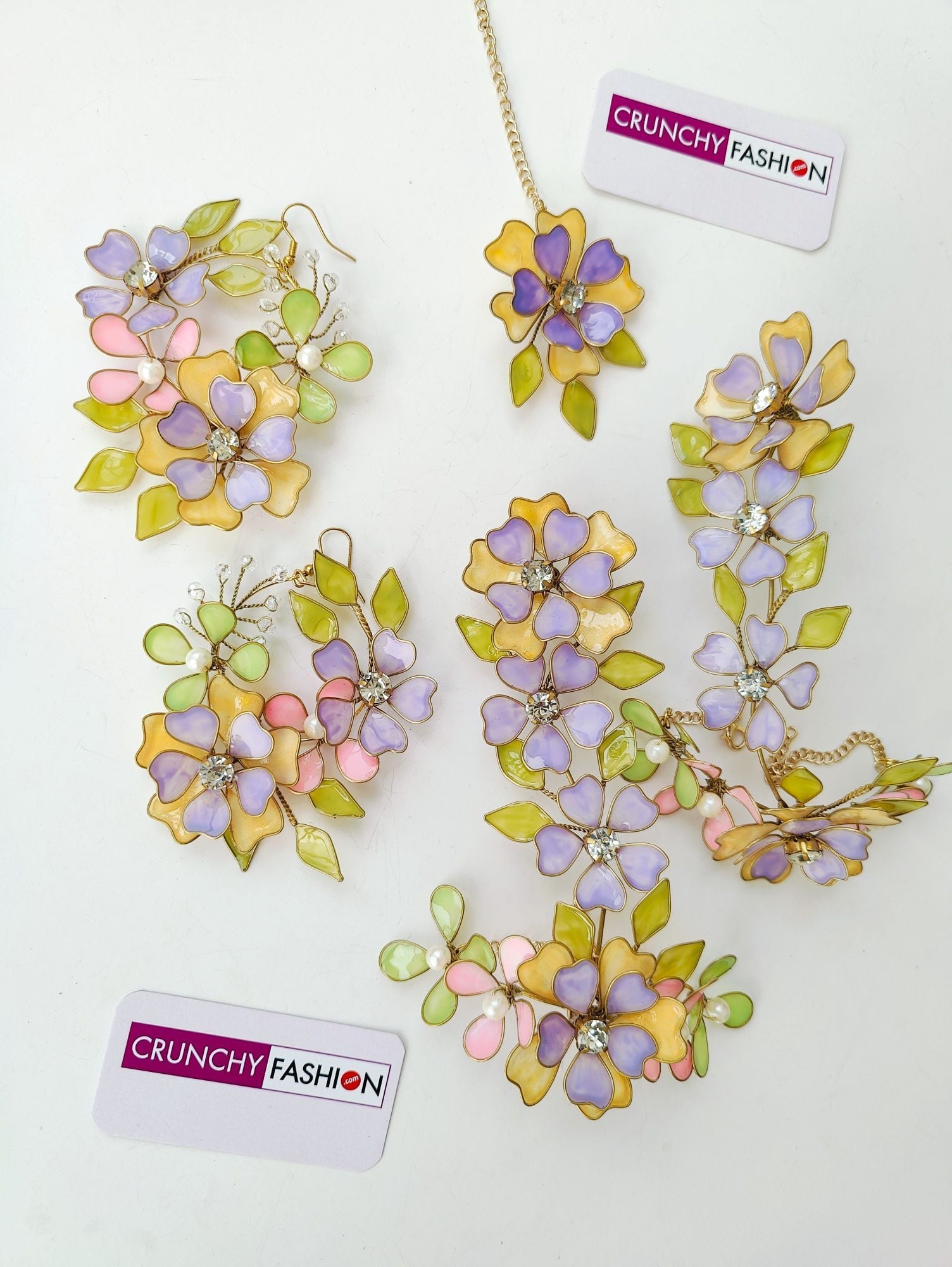 Anna Floral Jewellery Set