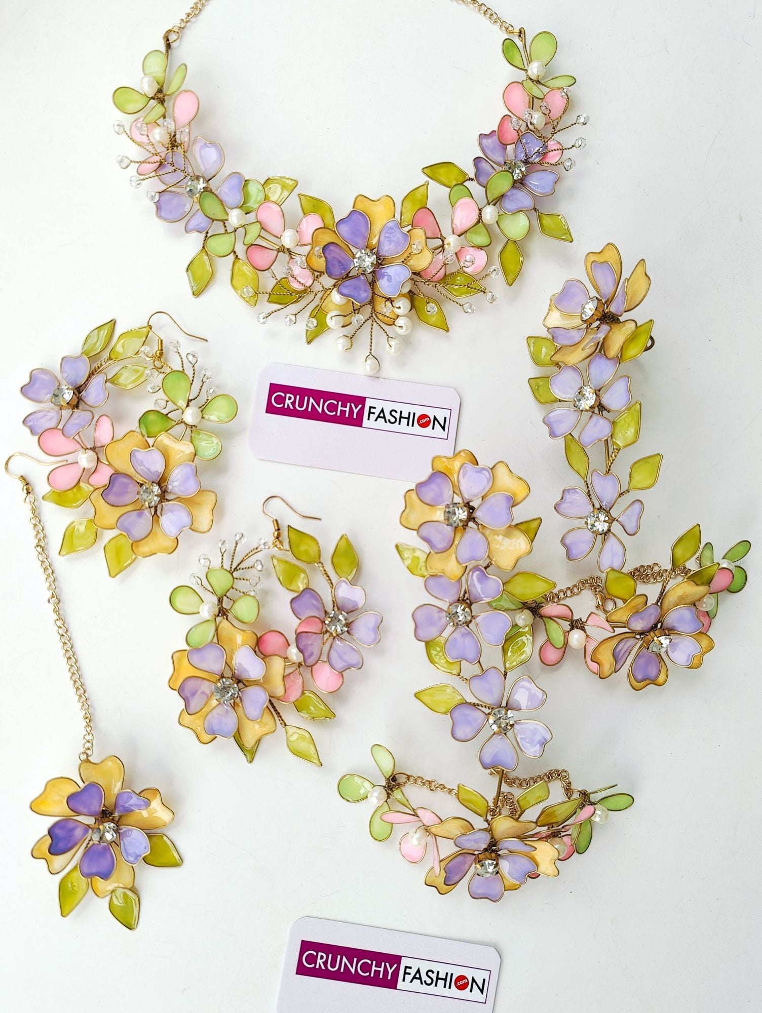 Anna Floral Jewellery Set