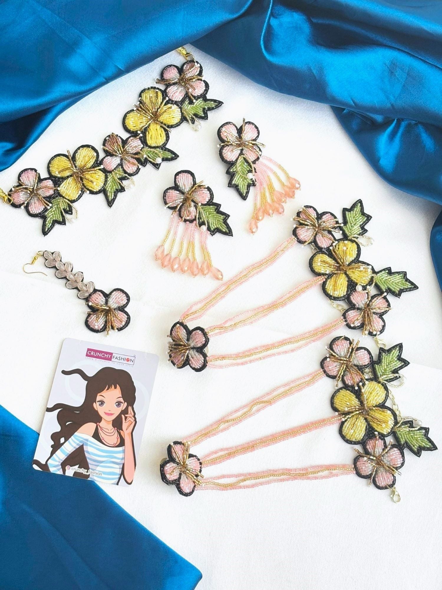 Authentic Hand-Crafted Floral Jewelry for Haldi