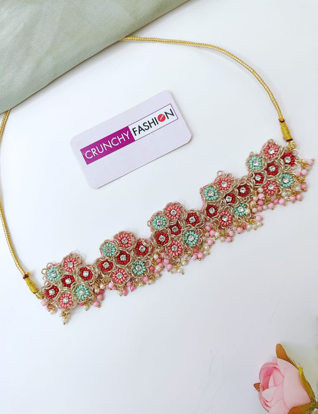 Pastel Pink Sky-Blue Floral Haldi Mehndi Set