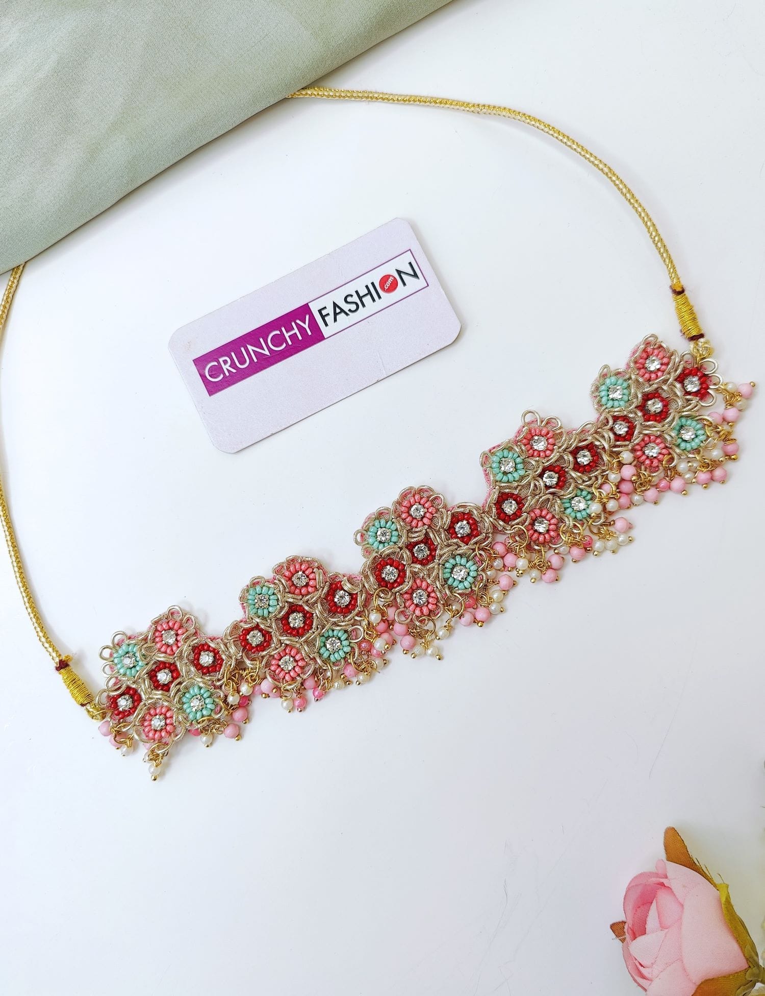 Pastel Pink Sky-Blue Floral Haldi Mehndi Set