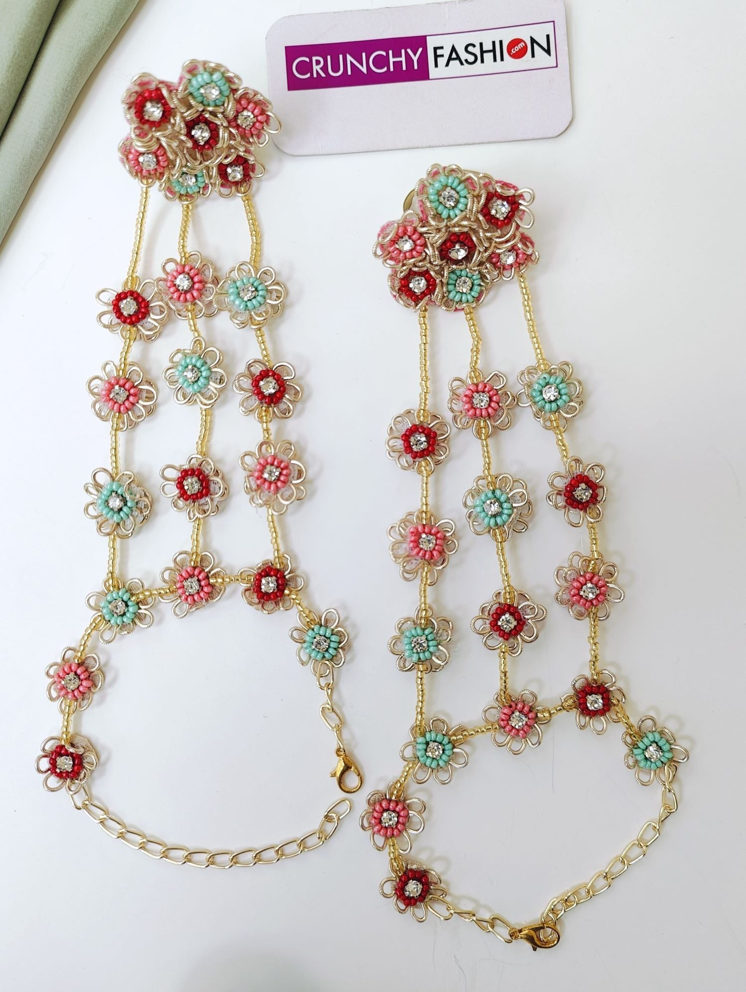 Pastel Pink Sky-Blue Floral Haldi Mehndi Set