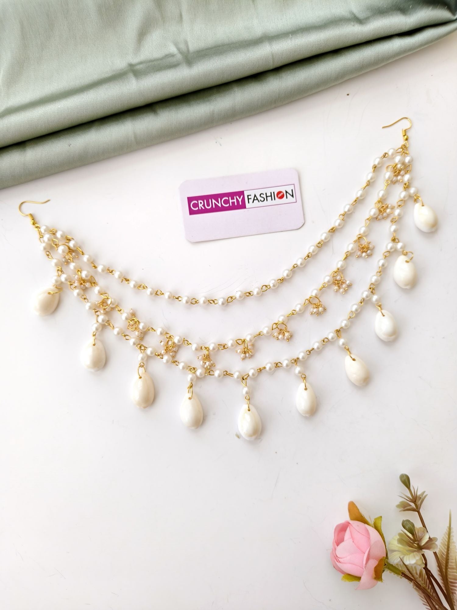 Floral Shell Hair Accessories for Women