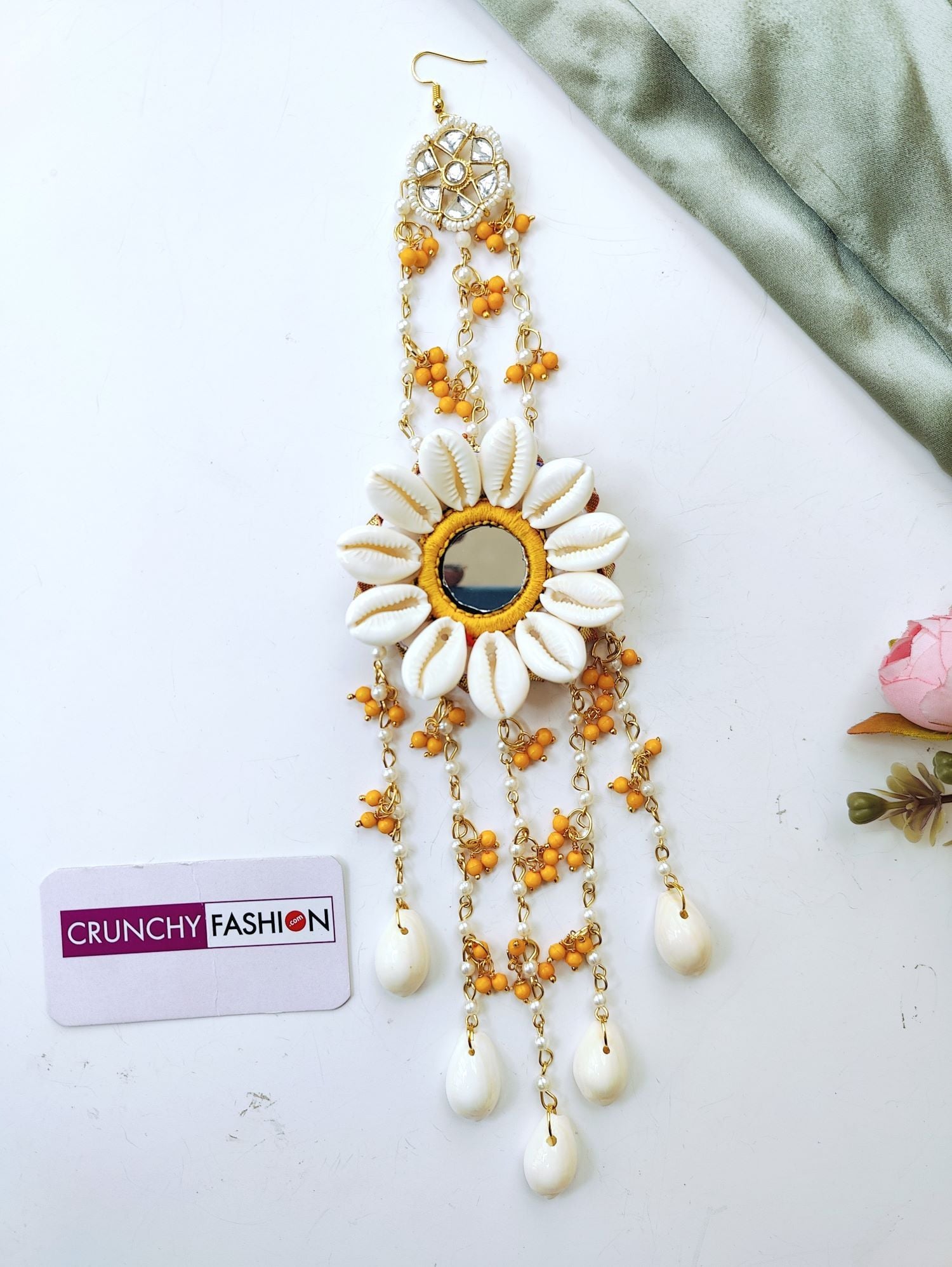 Handmade Shell & Pearl Bridal Hair Accessories
