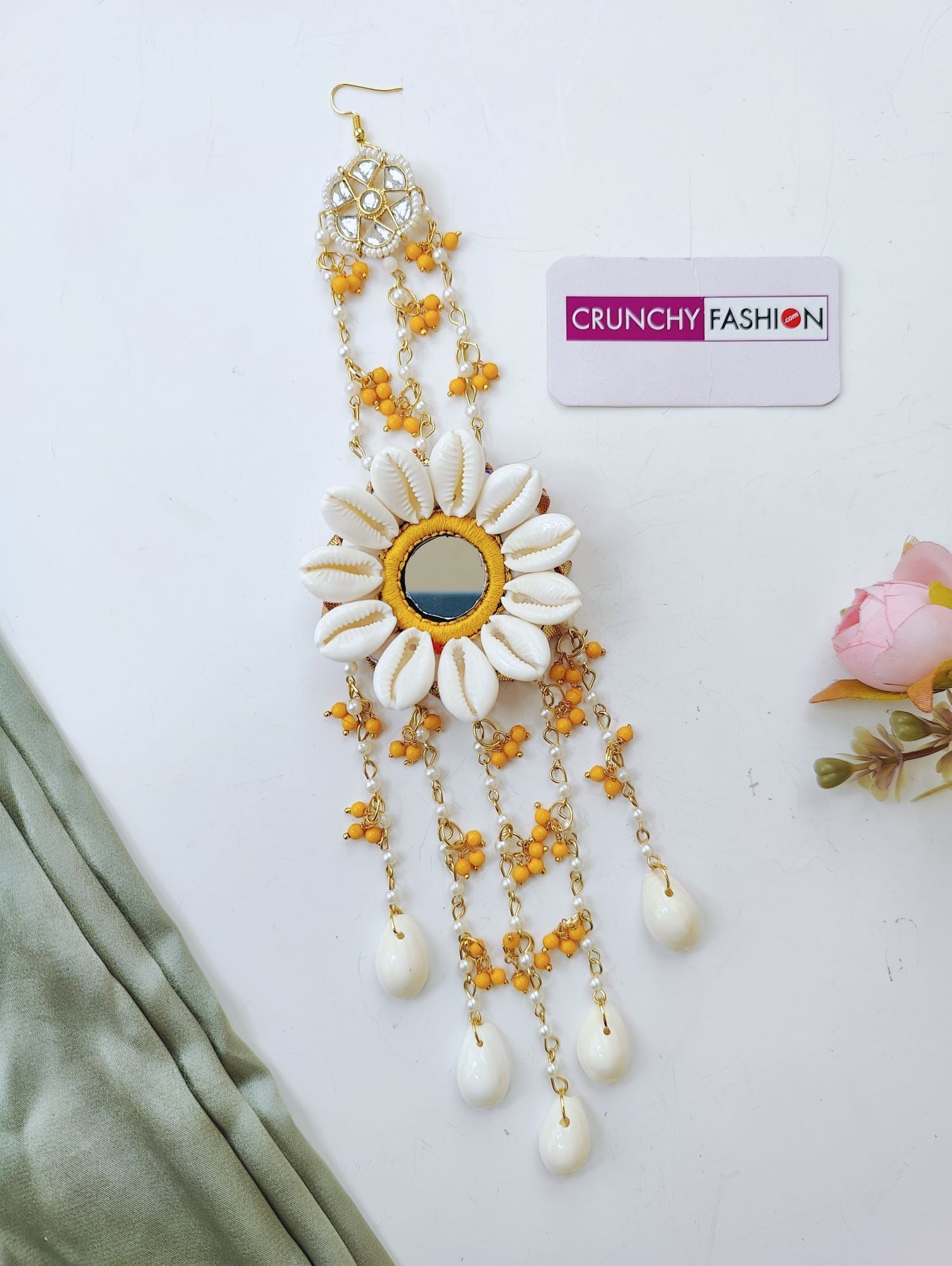 Handmade Shell & Pearl Bridal Hair Accessories