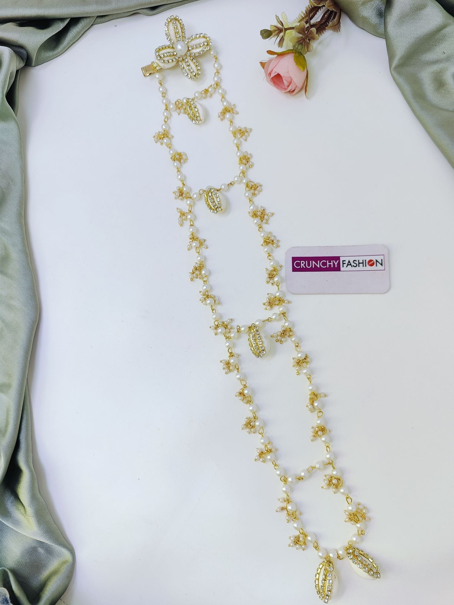 Cowrie Sea Shell Hair Accessories for Weddings