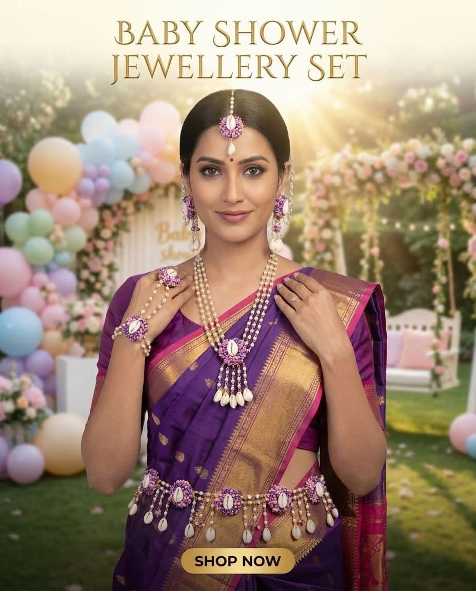 Baby Shower Jewellery Set & Godh Bharai Jewellery | Shop Now