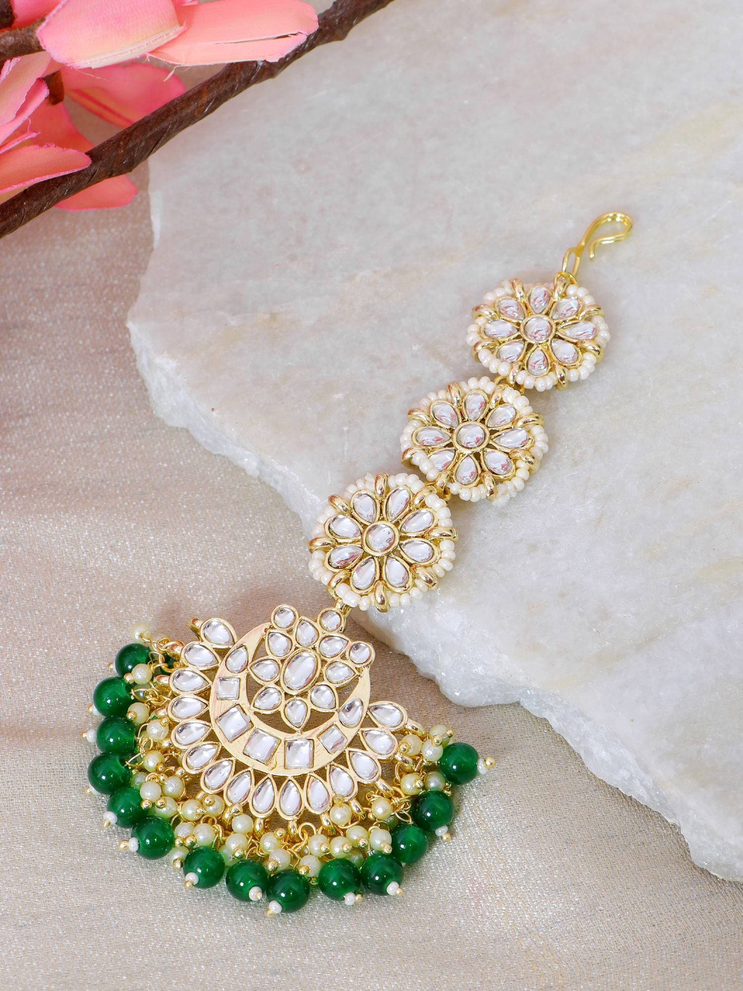 Bridal Kundan Maang Tikka Wedding Design