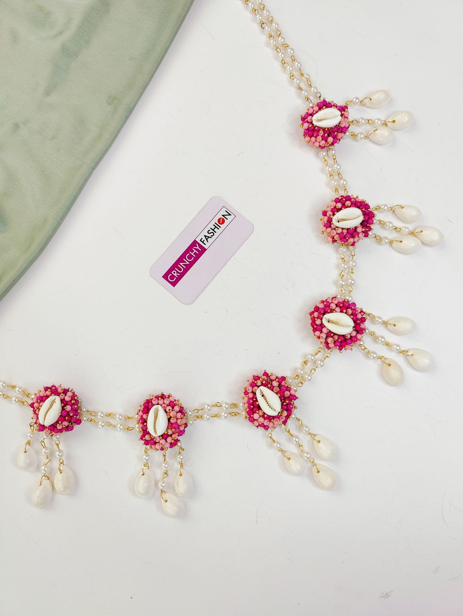 Charming Blossom Baby Shower Beaded Pearl Jewelry Set for Women