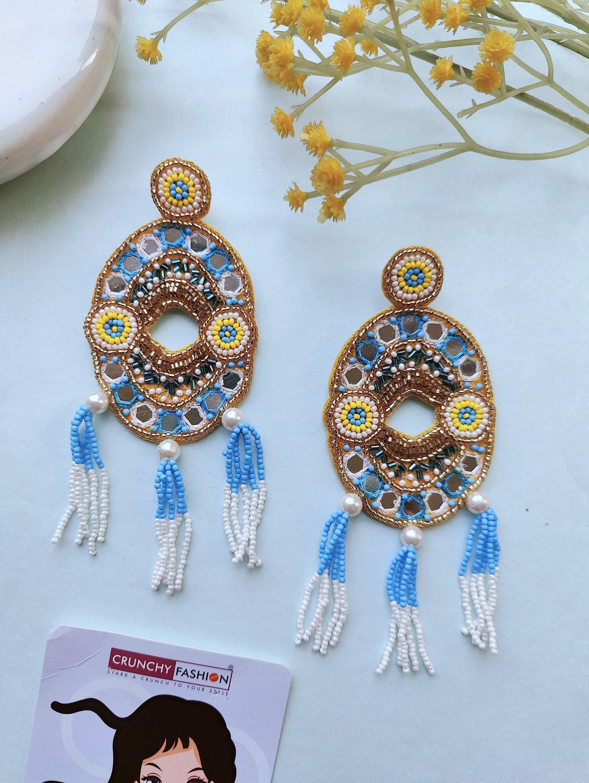 Beaded Splendor: Handmade Earrings for Summer Weddings