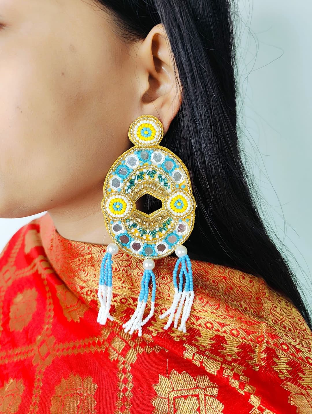 Beaded Splendor: Handmade Earrings for Summer Weddings