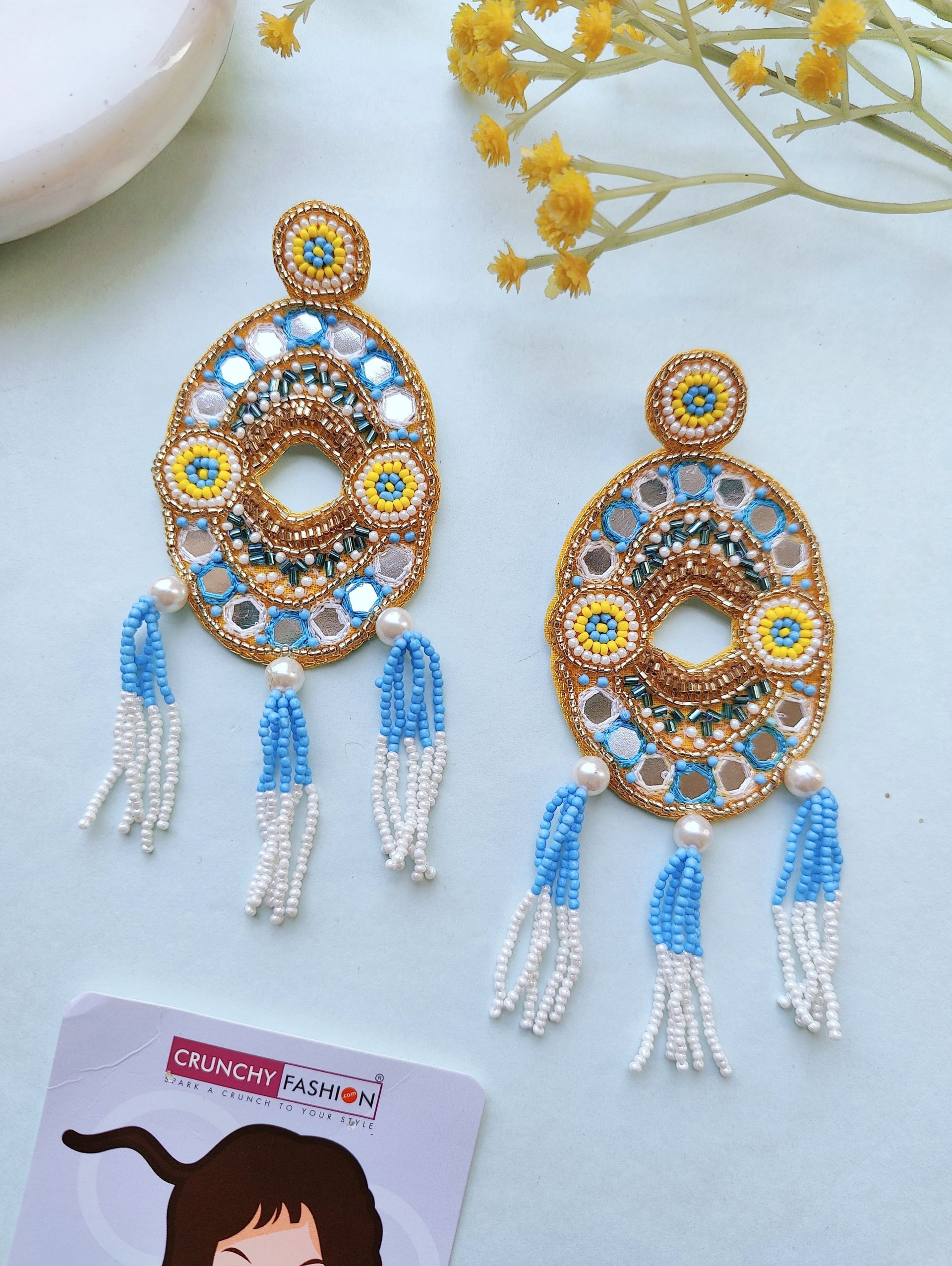 Beaded Splendor: Handmade Earrings for Summer Weddings
