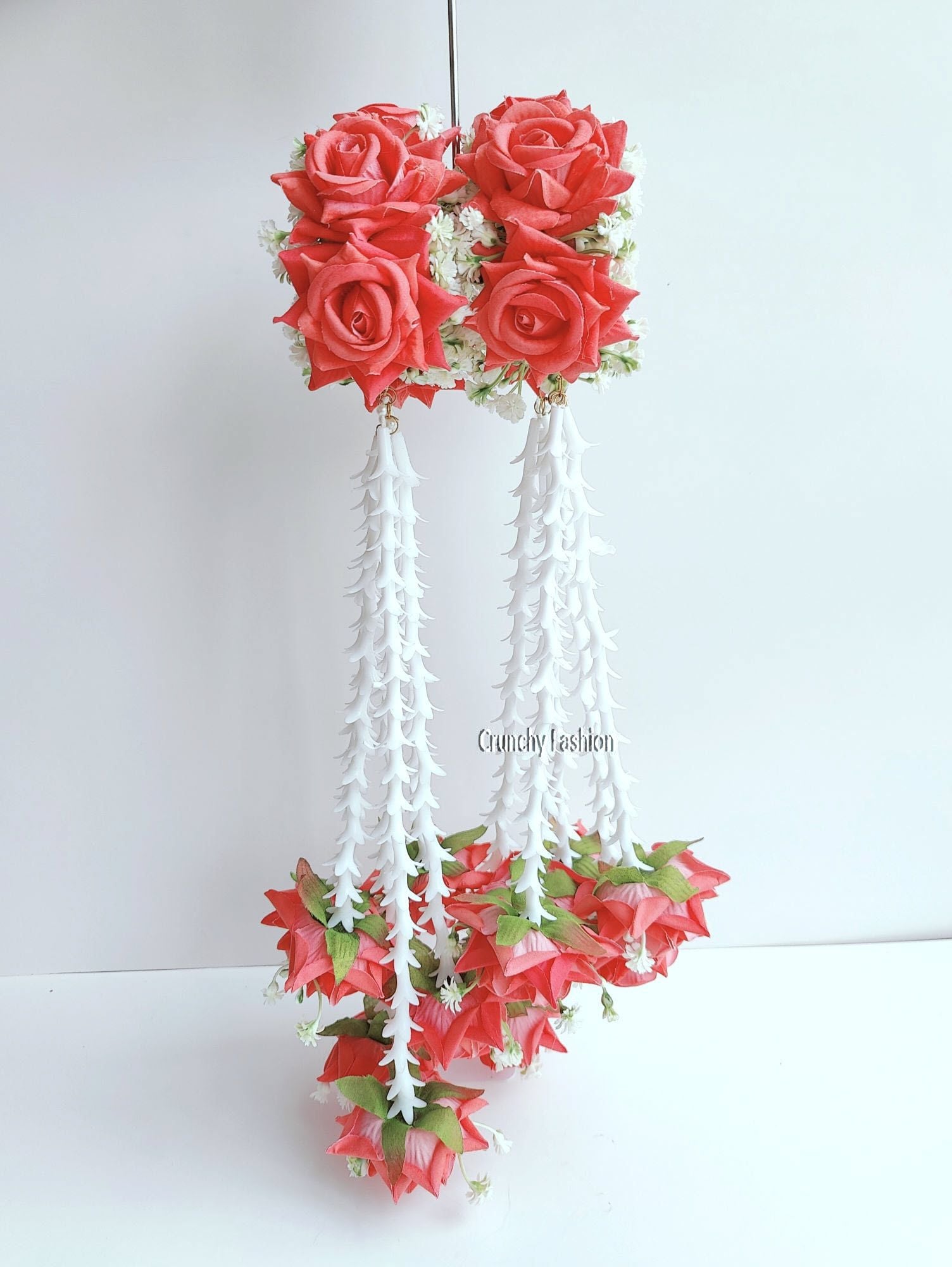 Peach Rose Designer Bridal Kalire for Haldi, Weddings