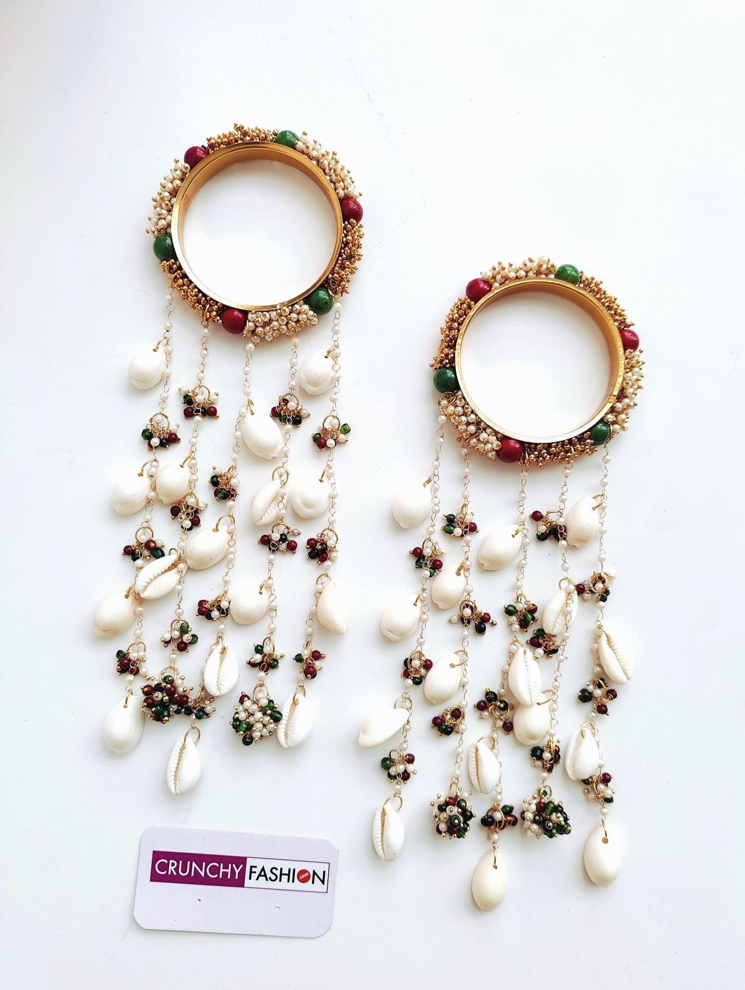 Designer Floral Bridal Bangles Kalira Set