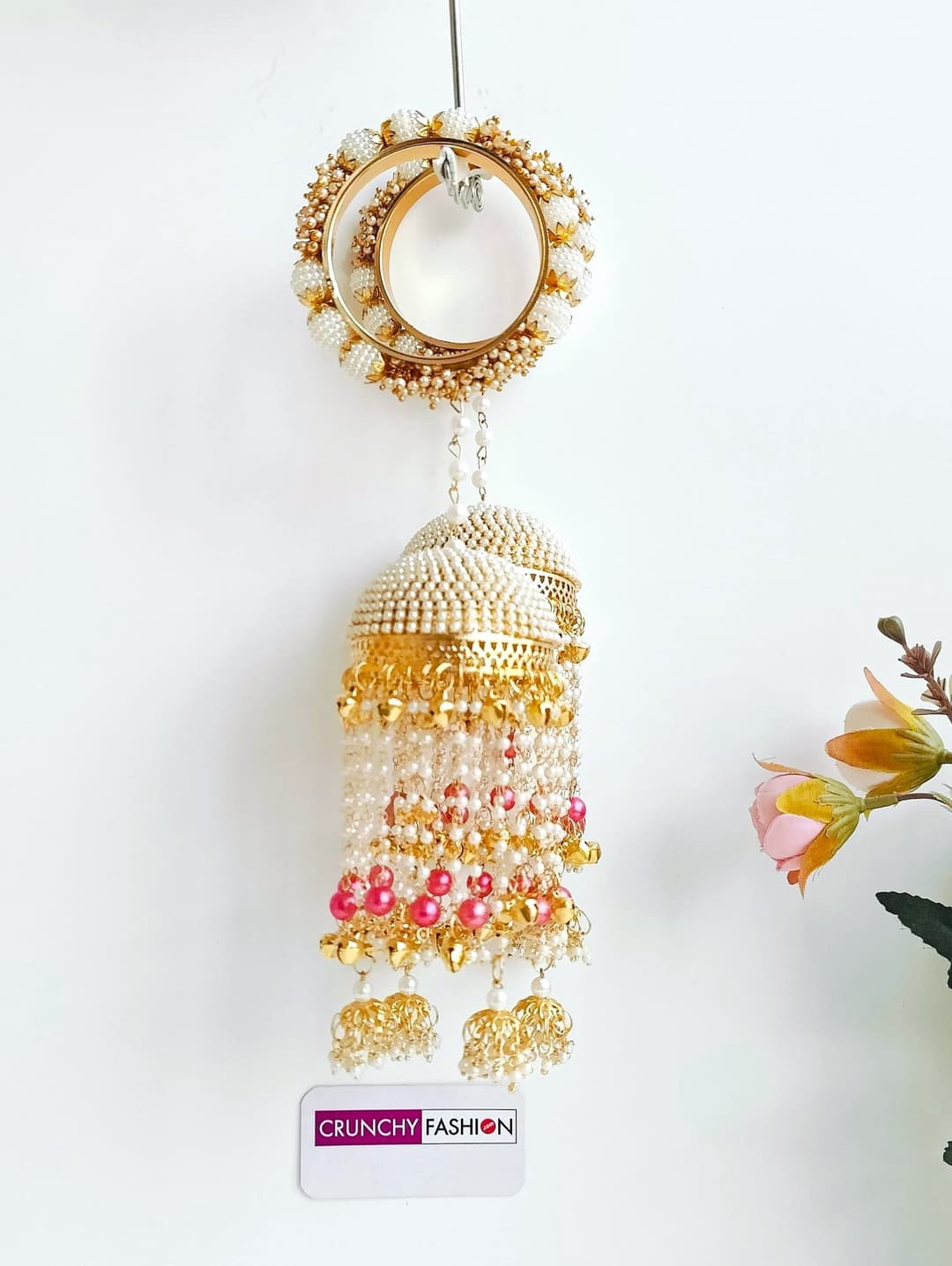 Pearl & Shell Handmade Bridal Kaleere for Haldi Mehndi