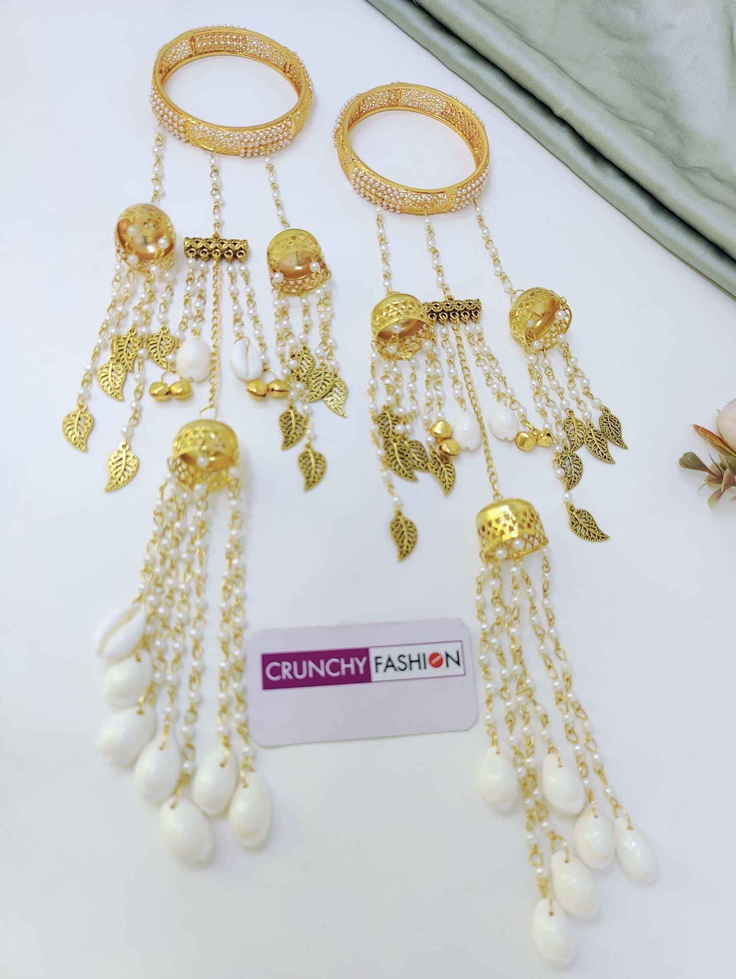 Lightweight Punjabi Bridal Seashell Kalire