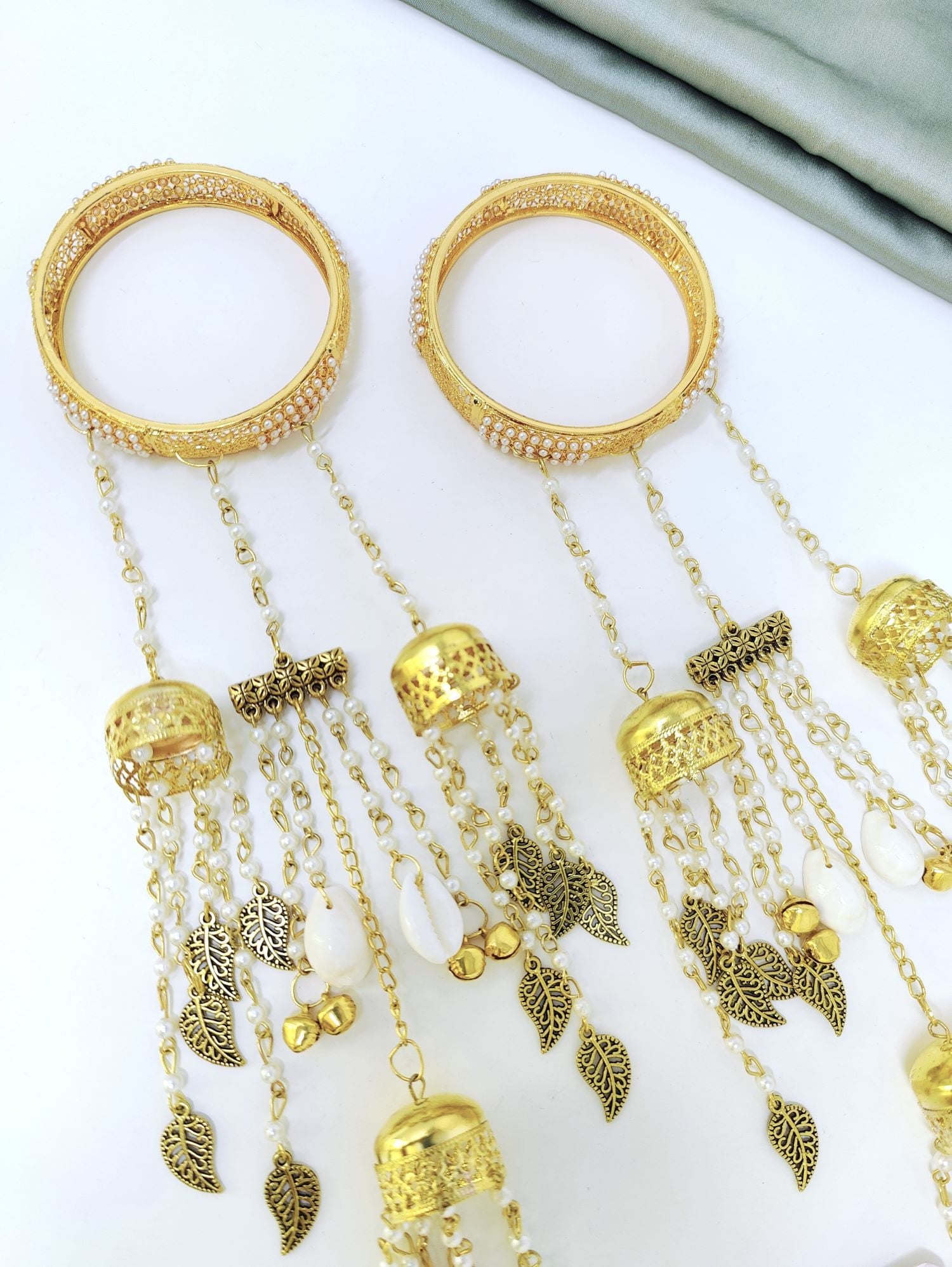 Lightweight Punjabi Bridal Seashell Kalire