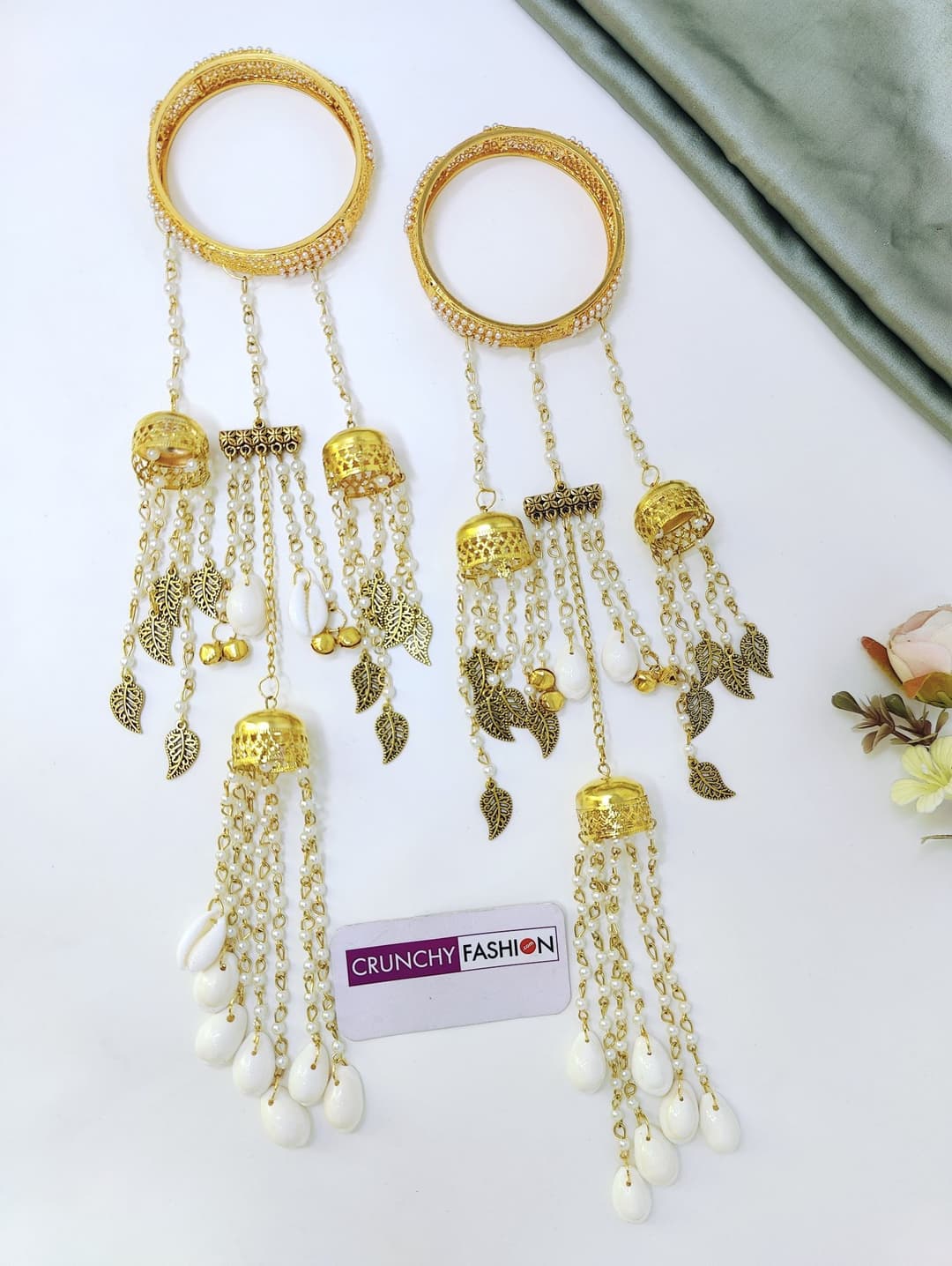 Lightweight Punjabi Bridal Seashell Kalire