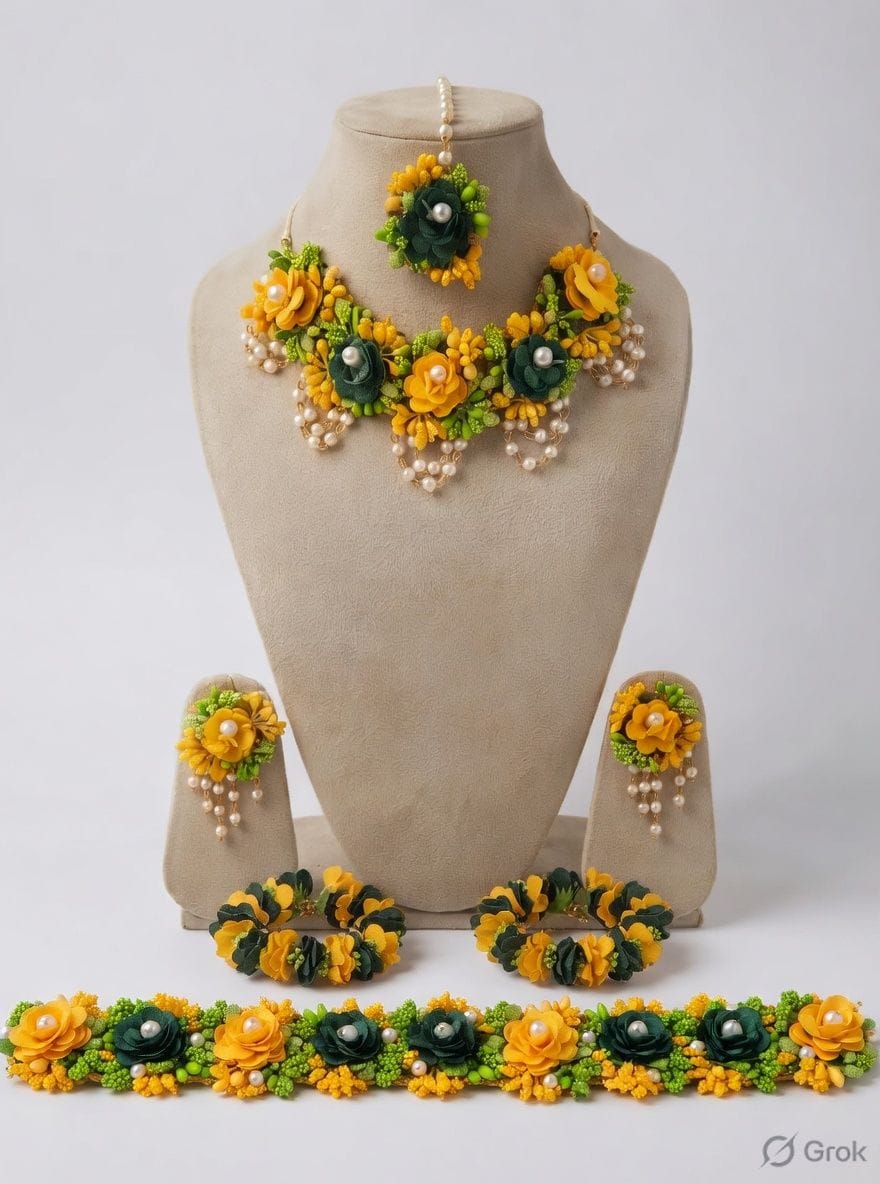 Mom-To-Be Sunshine Floral Jewellery Set for Baby Showers