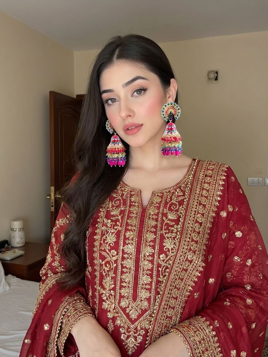 Meenakari Peacock Jhumka Earrings Mothers Day Gifts Jewellery