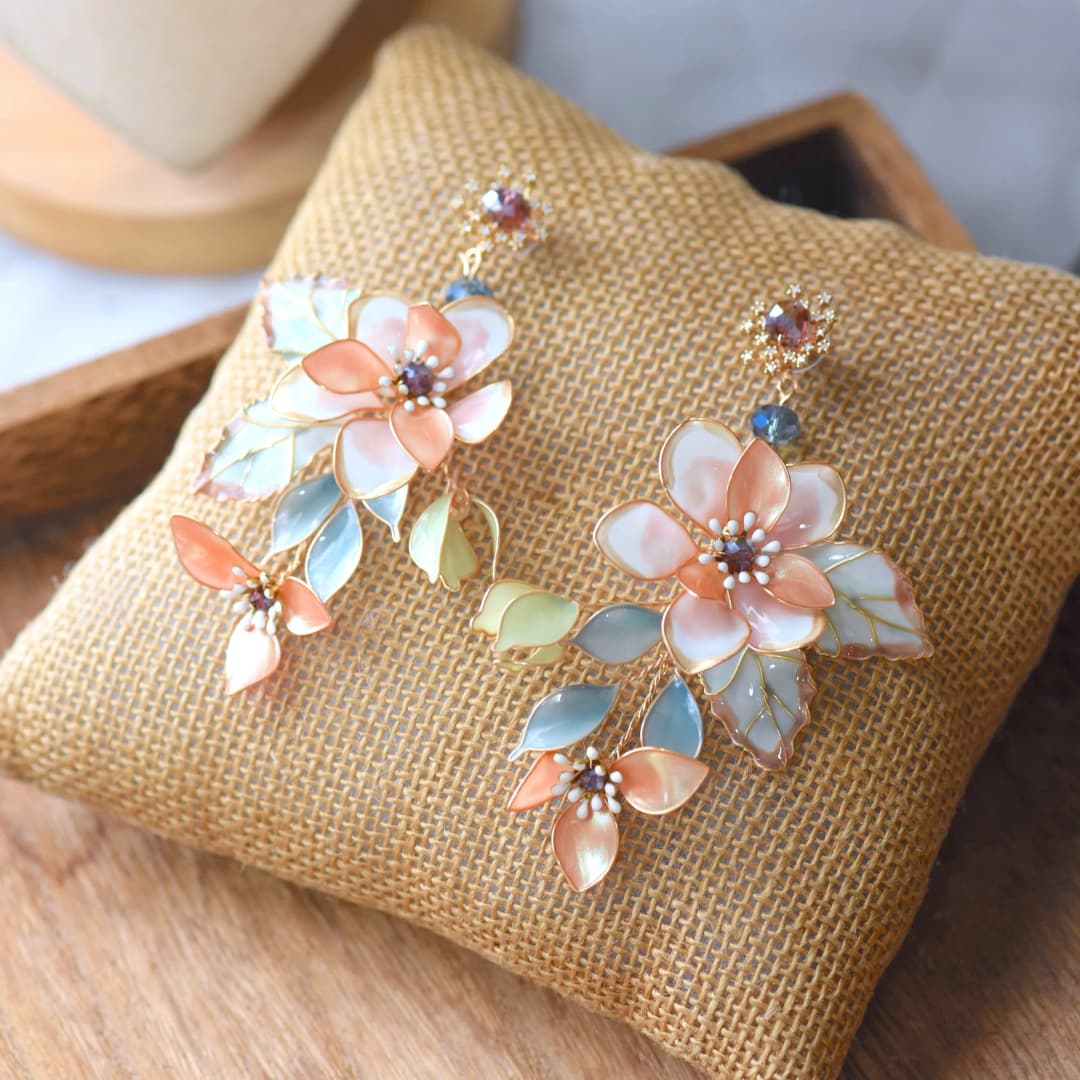 Handcrafted Designer Resin Drop Earrings for Women