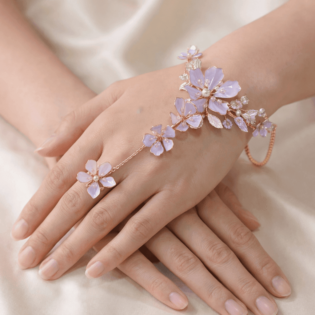 Classic Resin Flower Hathphool, Hand-Harness Jewellery