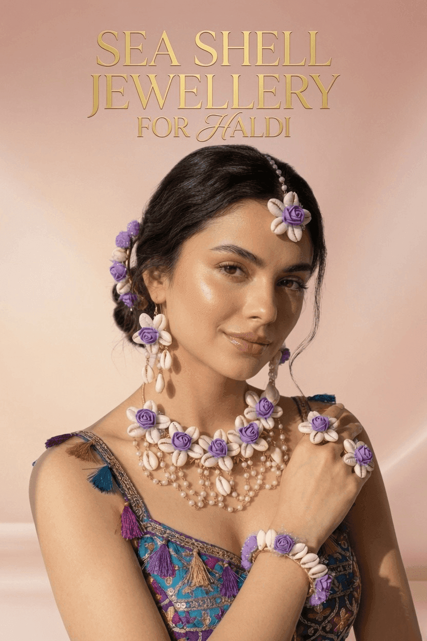 Sea Shell Jewellery for Haldi: Styling Tips & Buying Guide