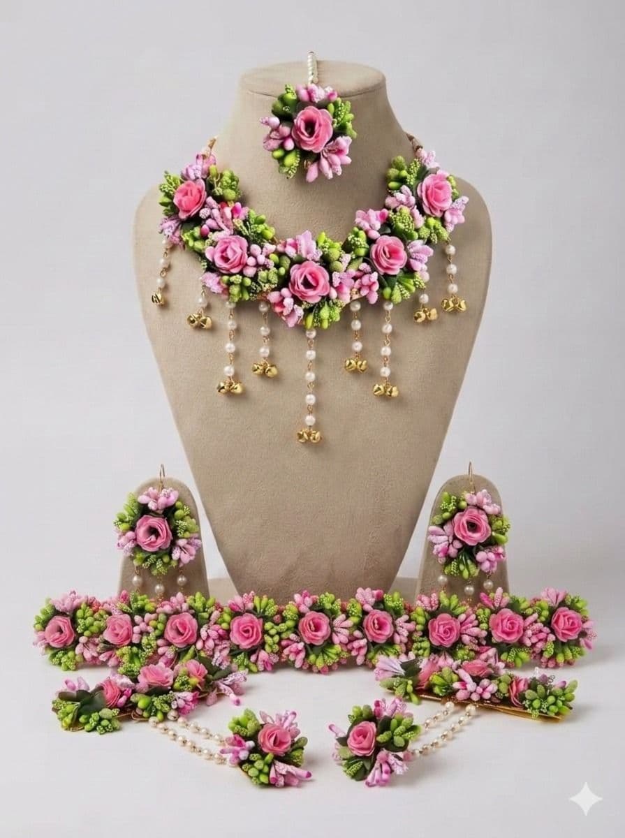 Latest Fashion Baby Shower Jewellery For Modern Handmade Ghod Bharai