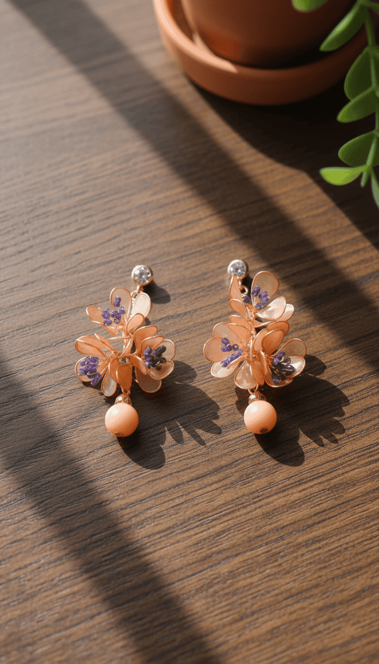 Handcrafted Designer Resin Earrings for Women