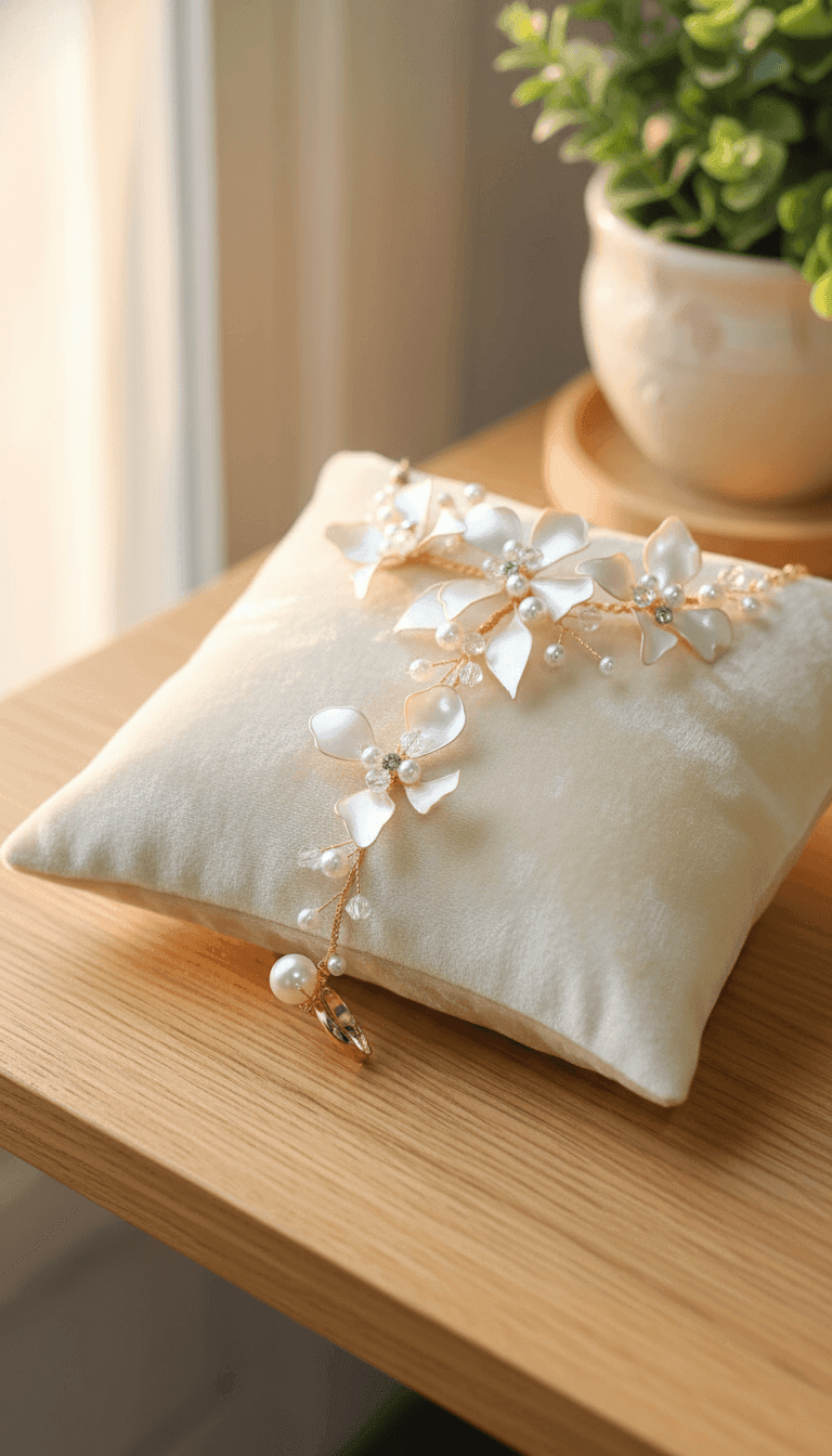 Blossom Grace: Resin Flower Hathphool - Hand Harness Jewellery