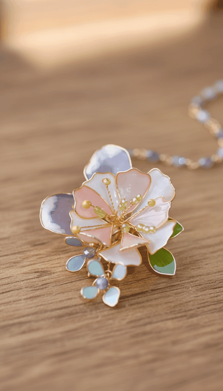 Handcrafted Designer Resin Maang Tikka: Lightweight Floral & Pearl Accent