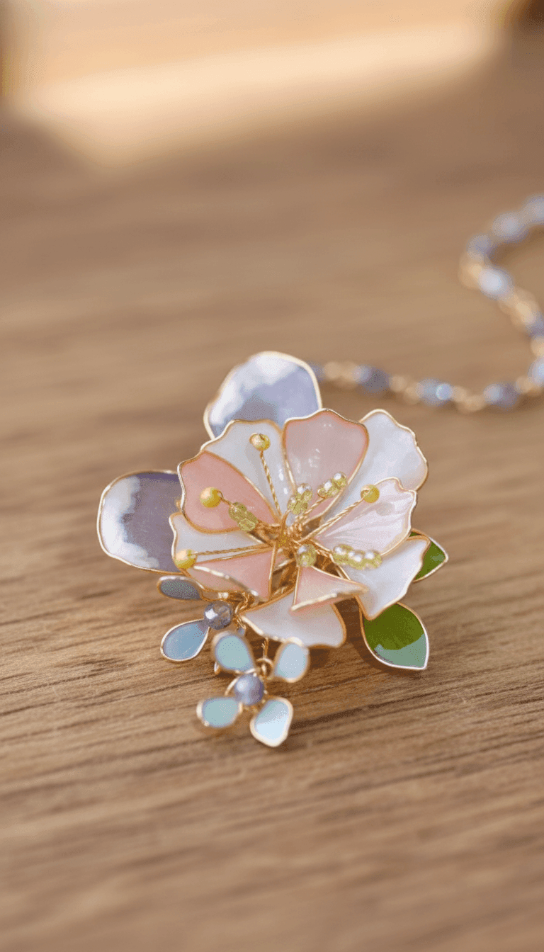 Handcrafted Designer Resin Maang Tikka: Lightweight Floral & Pearl Accent