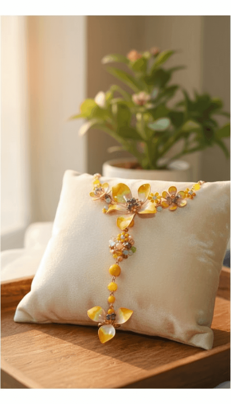 Resin Blossom Hand Harness Hathphool: Exclusive Handmade Flower Jewellery