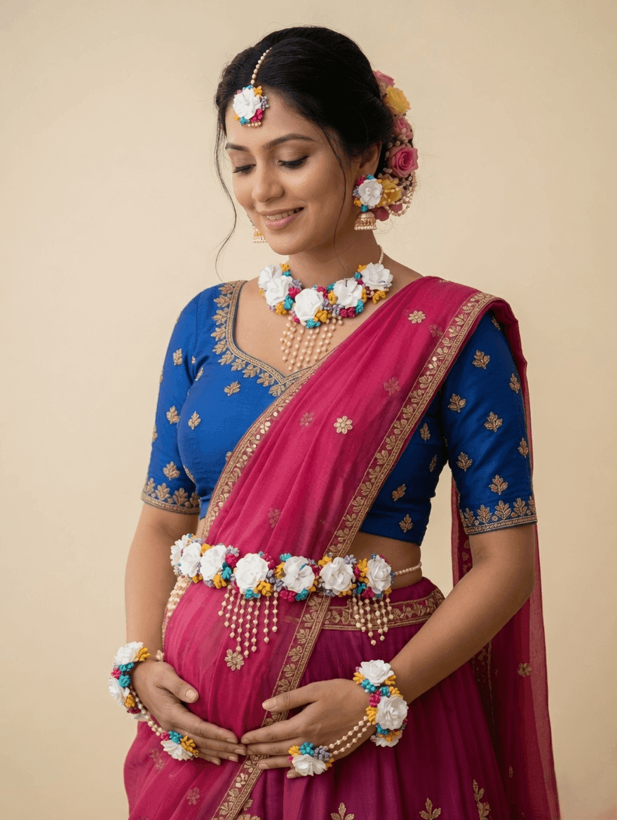Premium Floral Jewellery for Indian Women & Baby Showers