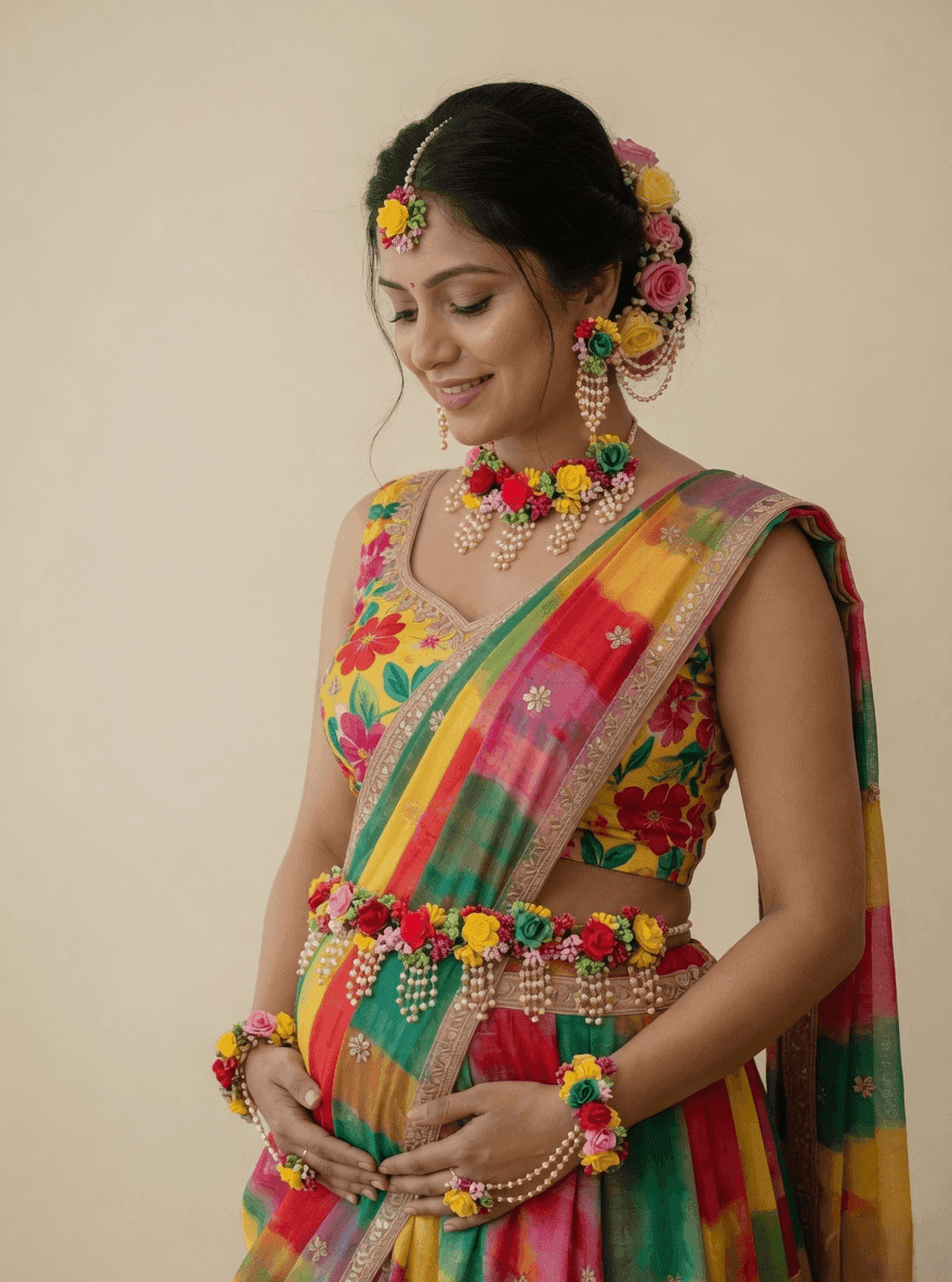 Premium Floral Jewellery Baby Shower Set