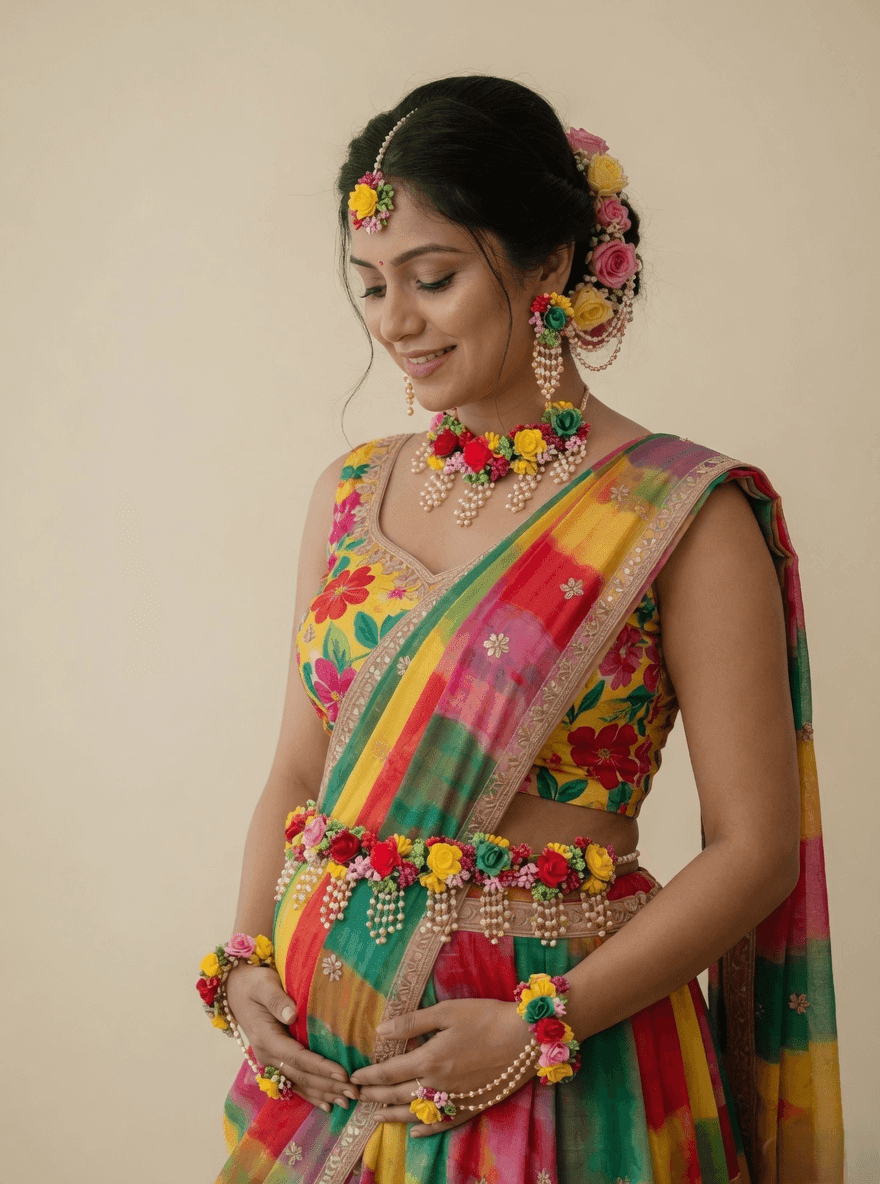 Premium Floral Jewellery Baby Shower Set