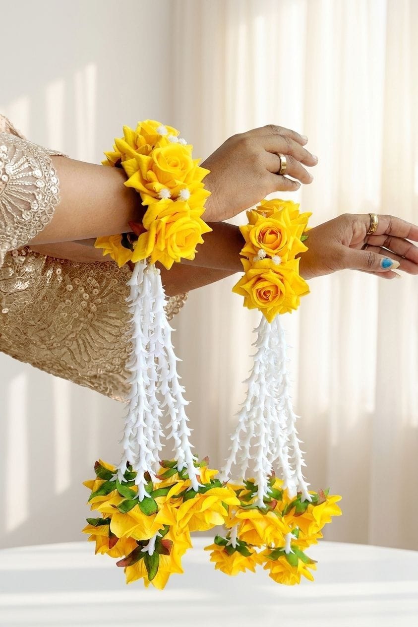 Haldi Bridal Chooda Bangles for Haldi Function