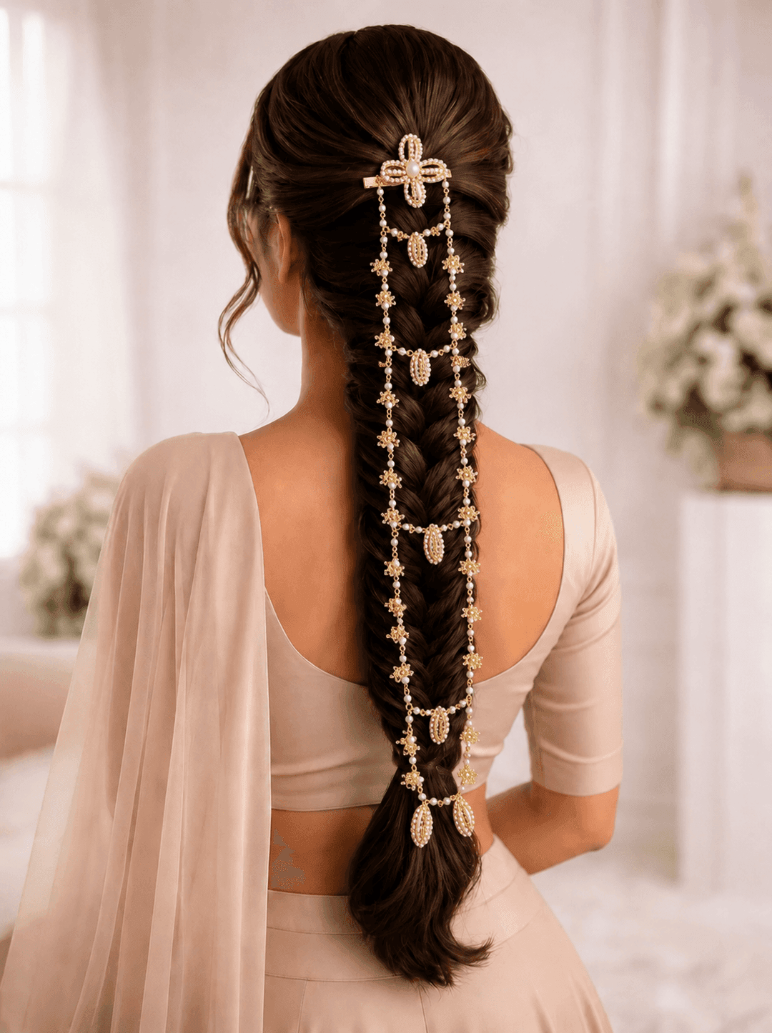 Cowrie Sea Shell Hair Accessories for Weddings