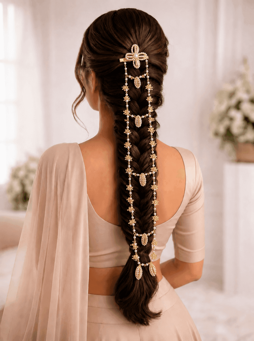 Cowrie Sea Shell Hair Accessories for Weddings