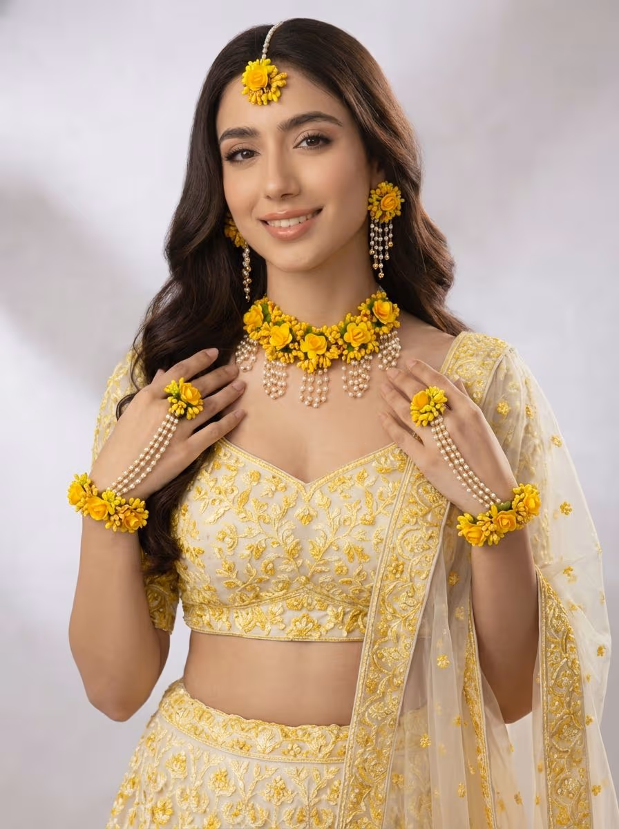 How to Choose The Perfect Yellow Jewelry For Your Haldi Ceremony