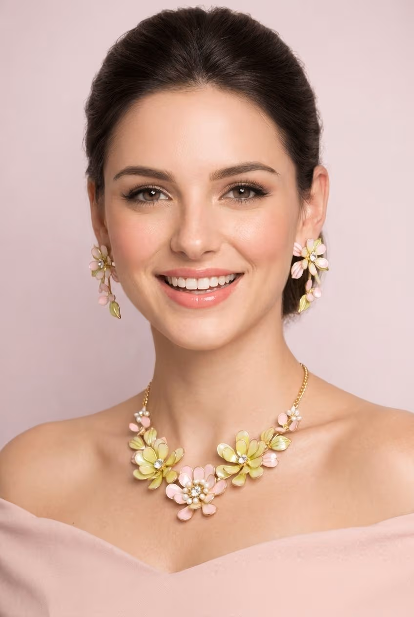 Resin Necklace Set